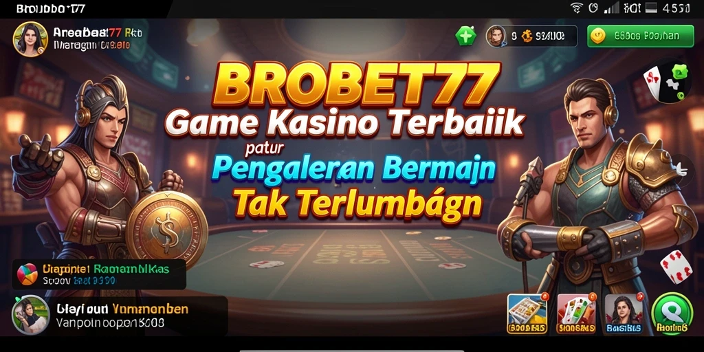 Tampilan gameplay menarik dengan suasana Kasino yang mengasyikkan.