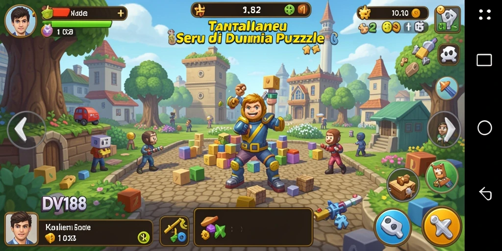 Tampilan gameplay DV188 dengan teka-teki menarik dan antarmuka ramah pengguna.