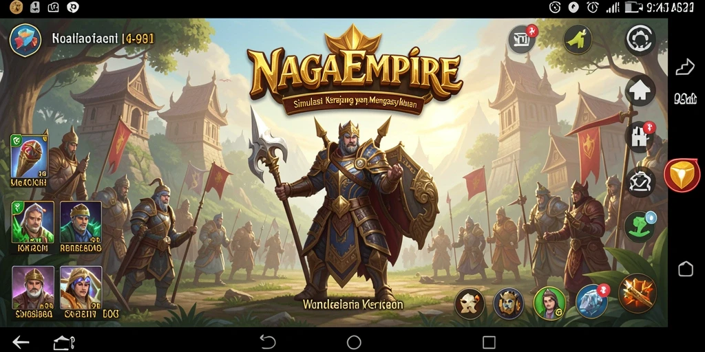 Tampilan gameplay menarik dari NAGAEMPIRE dengan grafis yang menakjubkan.