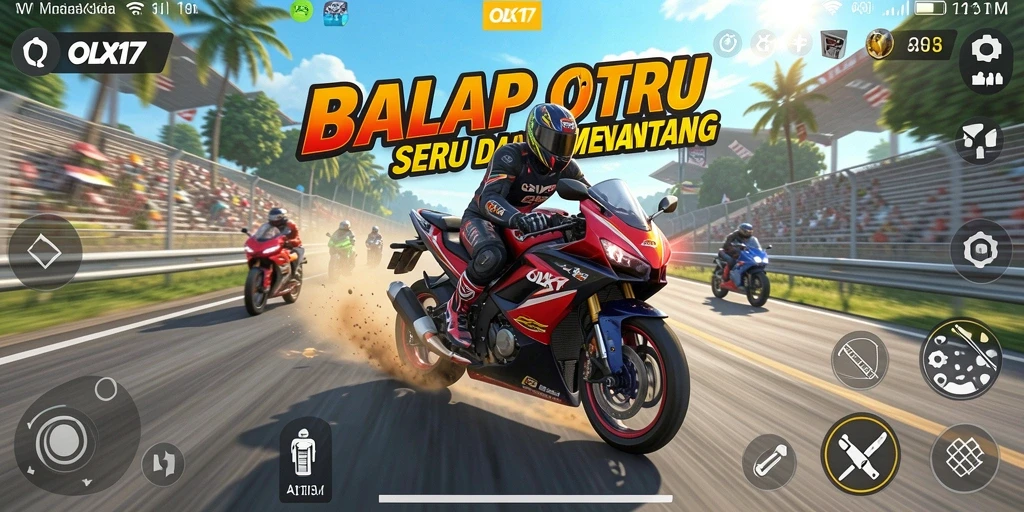Gambaran gameplay menarik dari OLX17 yang penuh adrenalin.