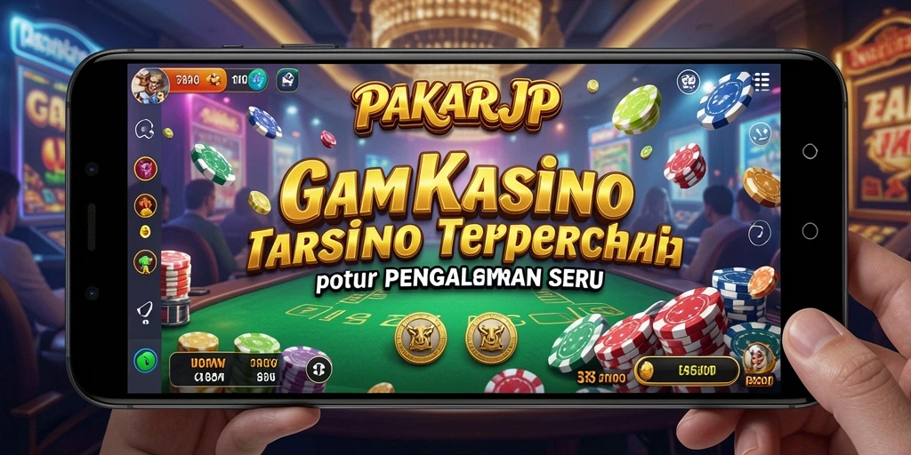 Screenshot gameplay PAKARJP yang menampilkan suasana kasino yang mengasyikkan.