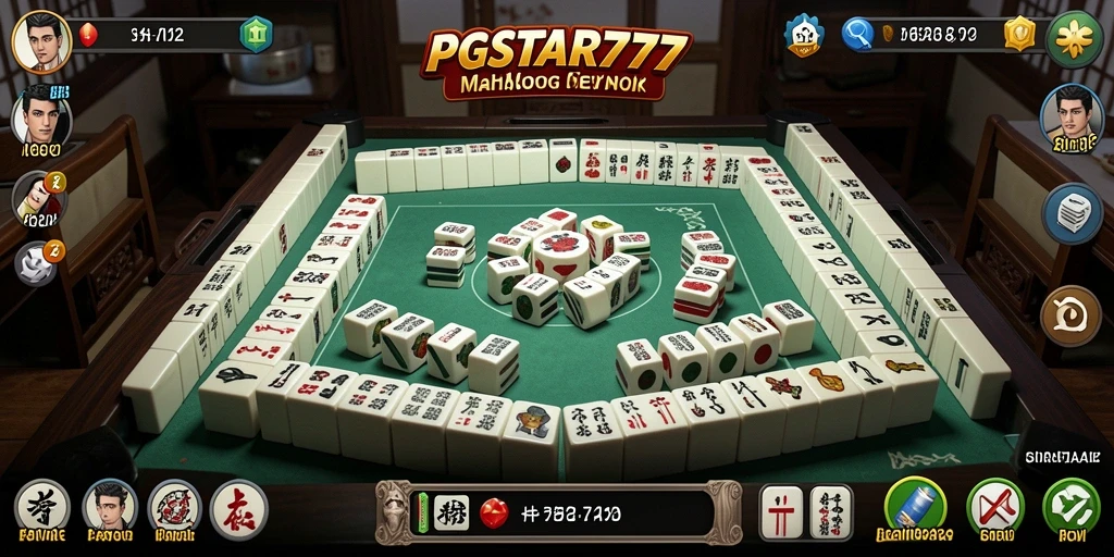 Screenshot gameplay PGSTAR777 menampilkan momen seru saat bermain Mahjong.