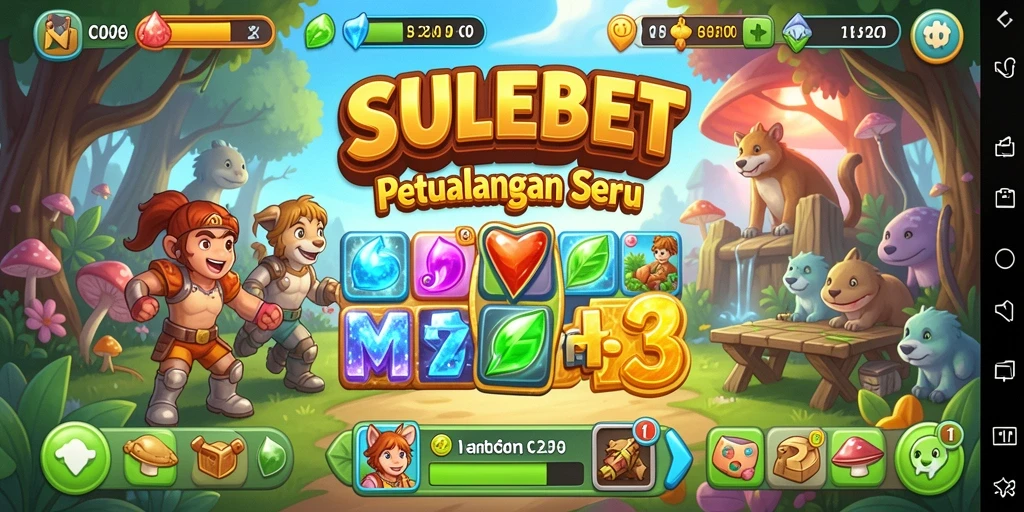 Tampilan gameplay seru dan colorful dalam SULEBET.