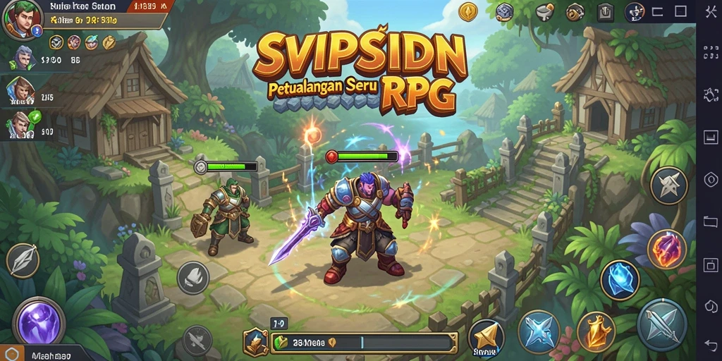 Gameplay SVIPSIDN yang epik dan penuh petualangan.